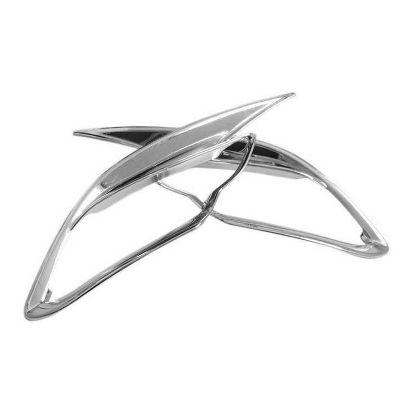 Car ABS Chrome Rear Fog Lights Fog Lamp Decoration Frame Cover Trim for -9 CX9 2017 2018 2019 2020