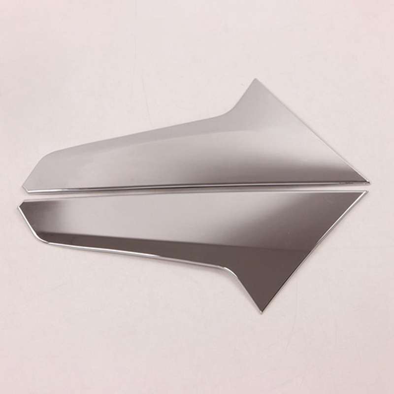 Car ABS Chrome Rear Tail Window Pillar Moulding Covers Trim for 2017