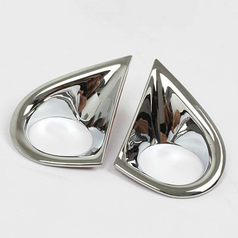 Car ABS Chrome Rear Front Fog Light Lamp Protector Cover Trim for ASX 2013 2014 2015