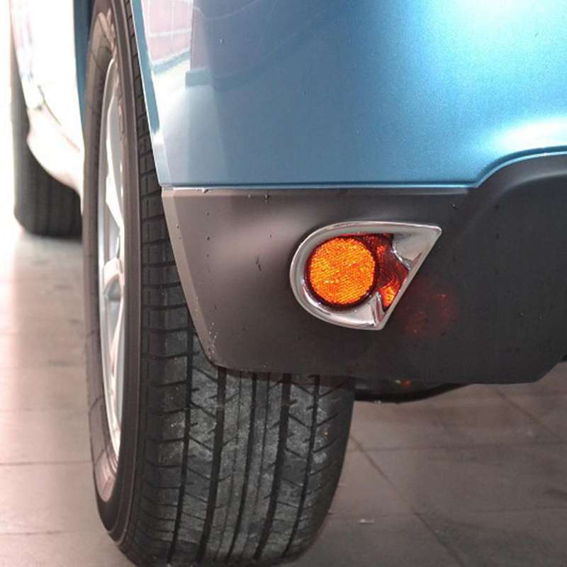 Car ABS Chrome Rear Front Fog Light Lamp Protector Cover Trim for ASX 2013 2014 2015