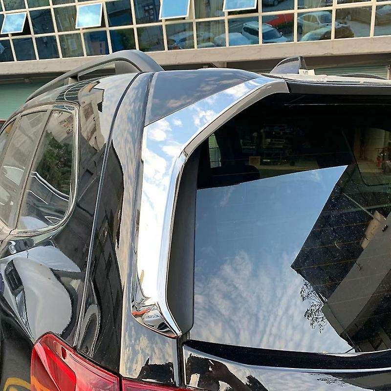 Car ABS Chrome Rear Window Triple-cornered Decor Trim Fit for 2019-2021