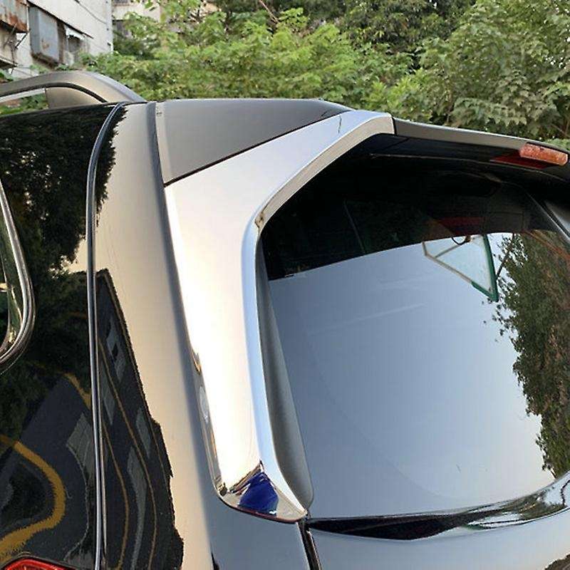 Car ABS Chrome Rear Window Triple-cornered Decor Trim Fit for 2019-2021