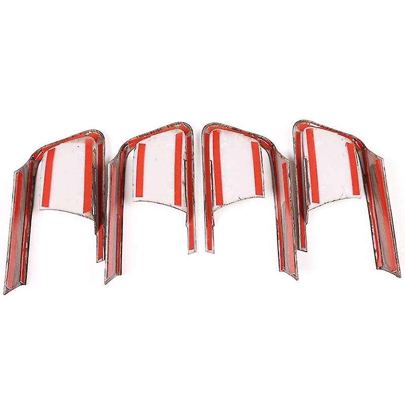 Car ABS Interior Door Bowl Cover Trim Accessories Wood Grain for Land Cruiser Prado FJ150 150 2014-2