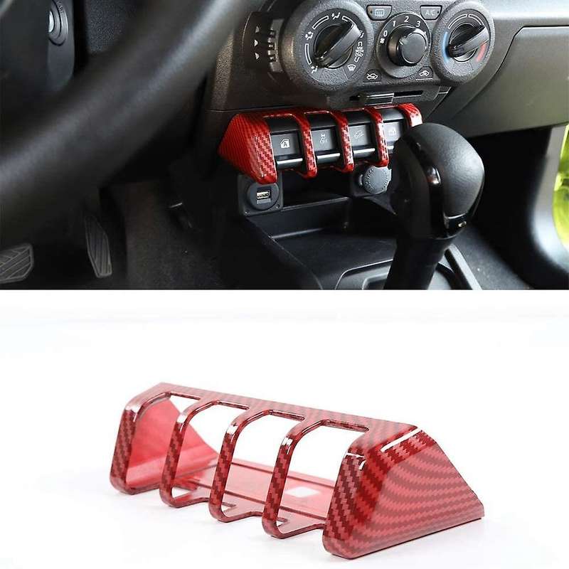 Car ABS Window Lifter Button Panel Decorative Cover for Jimny 2019-2020