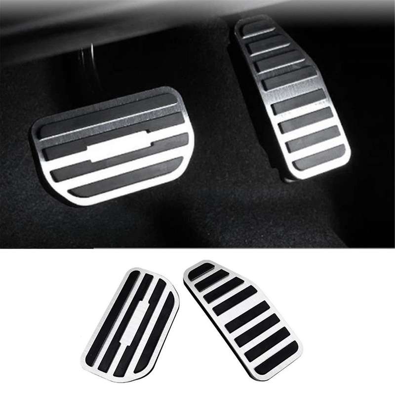 Car Accelerator Brake Pedal Pad Covers Aluminum Alloy for Swift /ZD Series 2024+ Anti-Skid Brake St