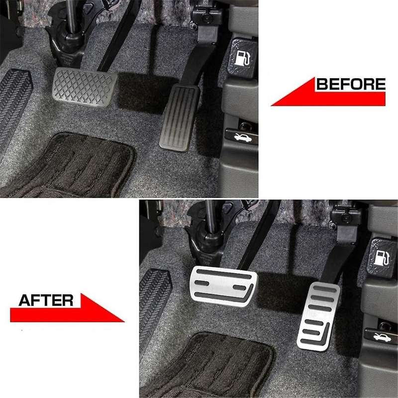 Car Accelerator Brake Pedal Pad Covers Aluminum Alloy for WR-V WRV DG5 2024 Accessories
