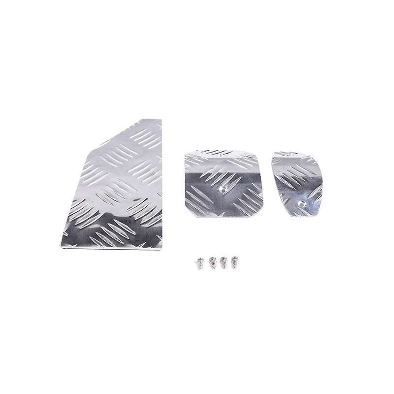 Car Accelerator Footrest Pedal Brake Clutch Pad for 500 2010-2015 Interior Accessories Aluminum All