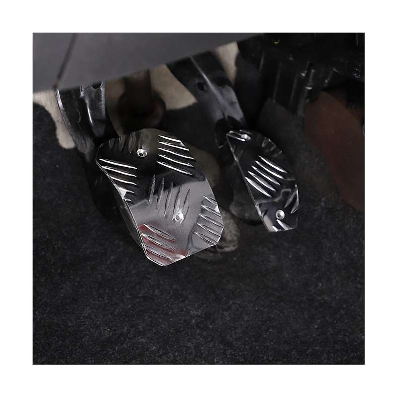 Car Accelerator Footrest Pedal Brake Clutch Pad for 500 2010-2015 Interior Accessories Aluminum All