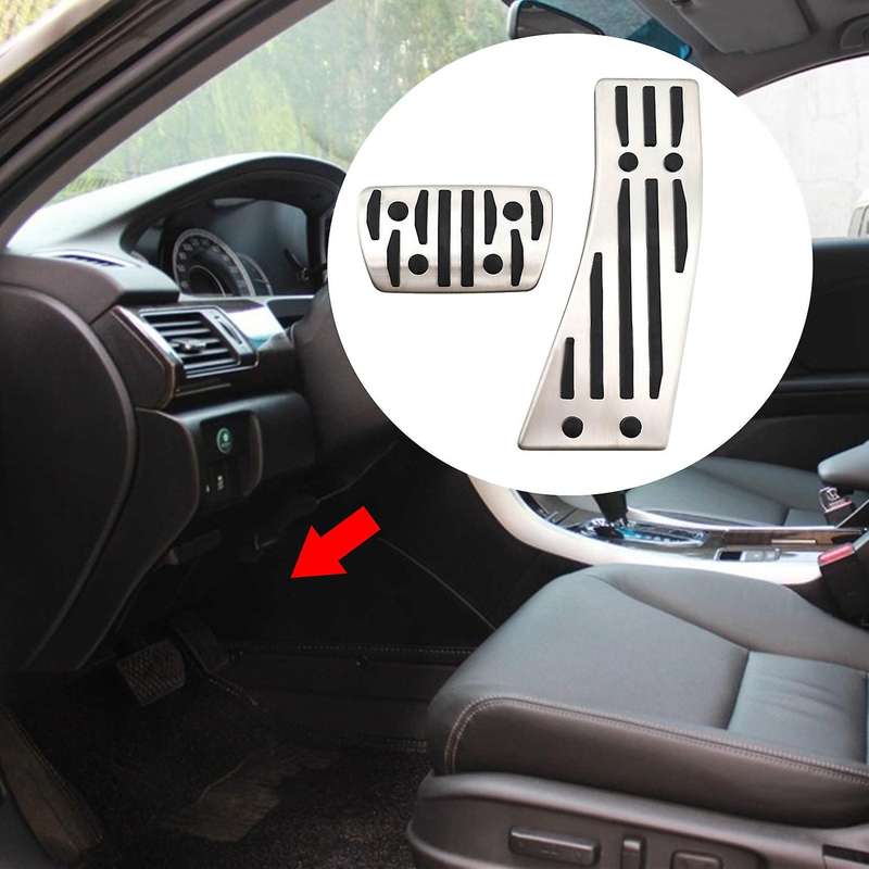 Car Accelerator Brake Pedal Pad Cover for Accord Spirior 2008-2013 for TSX 2008-2014 for URV UR-V Av