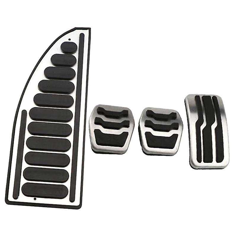 Car Accelerator Pedals Brake Pedal Set Covers Clutch Rest Foot Pedals Cover for Focus 2 3 4 MK2 MK3