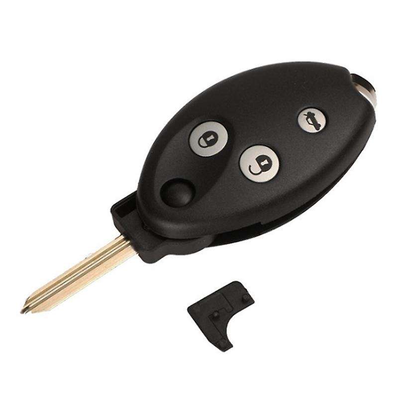 Car Accessories 3 Button with Rubber Pad Alarm Key Fob Case for C3 C4 C5 Xsara Berlingo