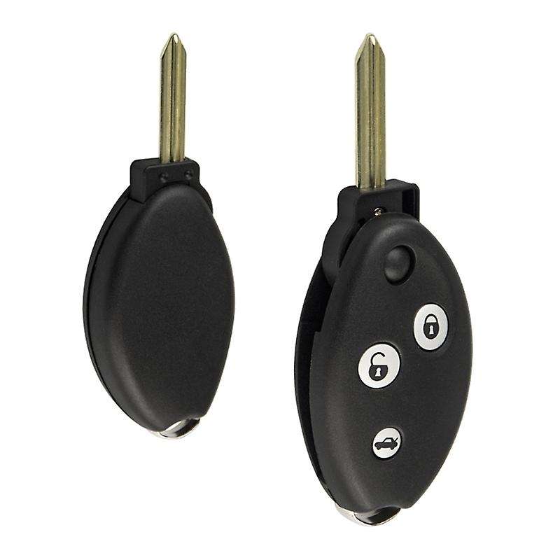 Car Accessories 3 Button with Rubber Pad Alarm Key Fob Case for C3 C4 C5 Xsara Berlingo