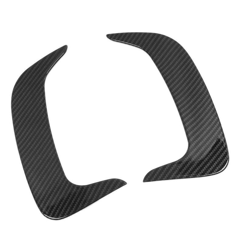 Car Accessories ABS Carbon Fiber Air Intake Grille Trim Rear Bumper Wind Knife for Charger 2015-2020