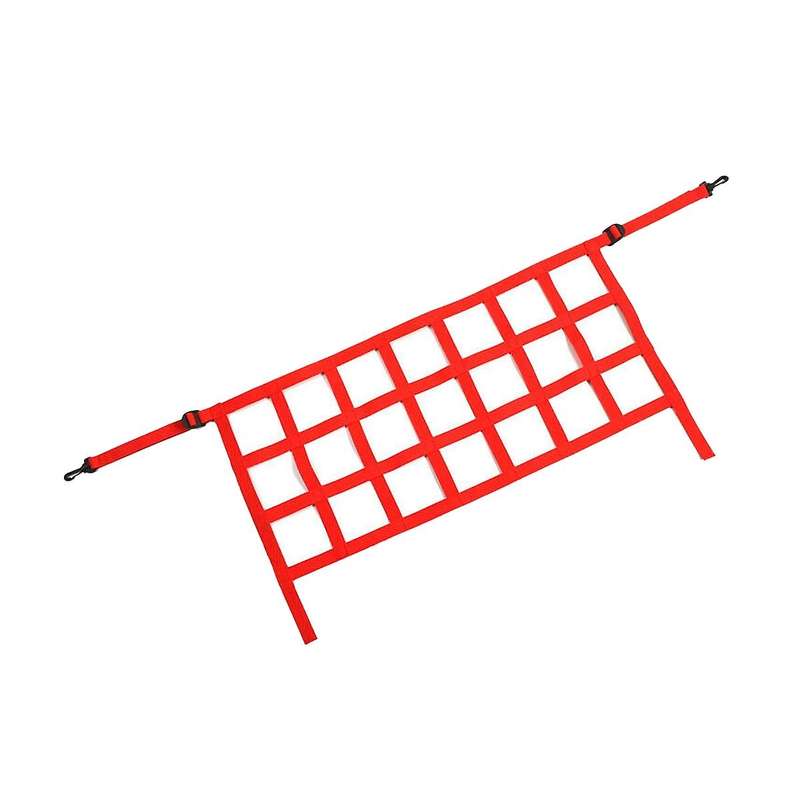 Car Accessories Car Rear Trunk Cargo Luggage Mesh Block Bezel Net for Wrangler JK JL 2007-2020 Red