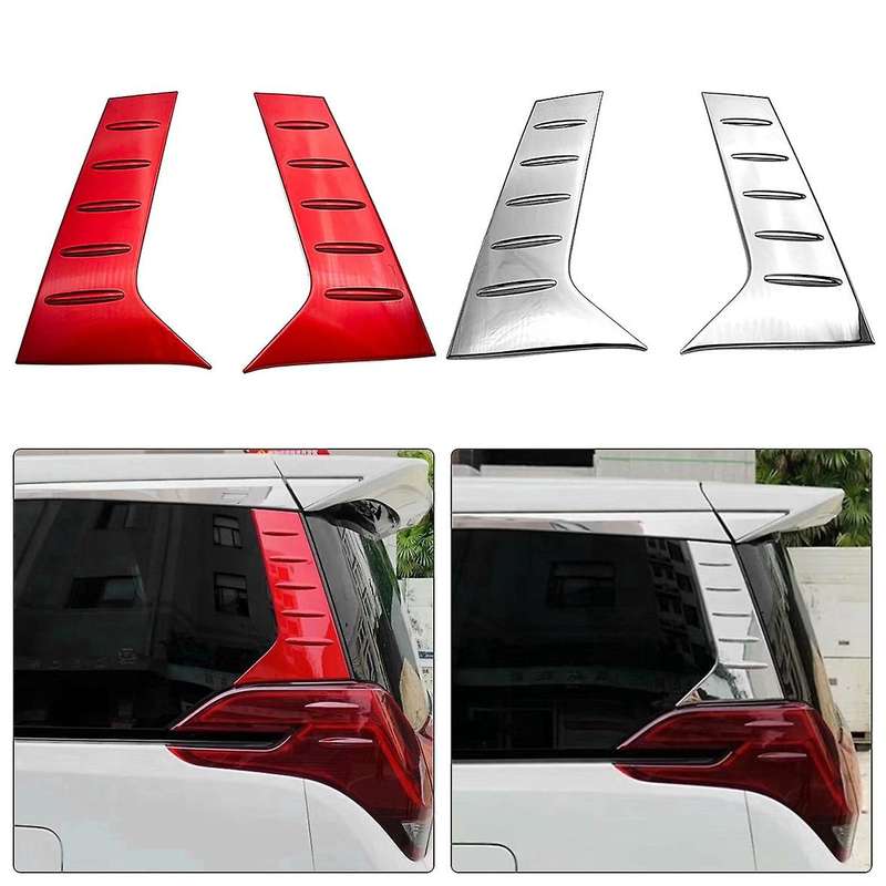 Car Accessories C Pillar Rear Window Quarter Cover Garnish Red for Alphard Vellfire 3Rd Gen 2016-201