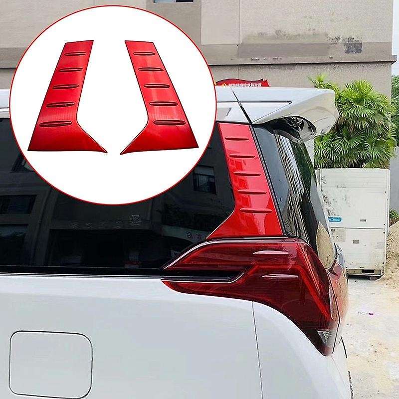 Car Accessories C Pillar Rear Window Quarter Cover Garnish Red for Alphard Vellfire 3Rd Gen 2016-201