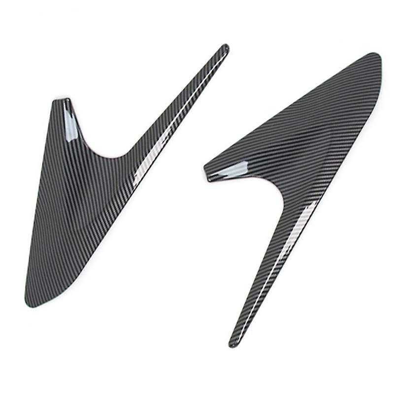 Car Accessories Carbon Fiber C Pillar Rear Window Quarter Cover Trim Garnish for Model 3 2017-2021