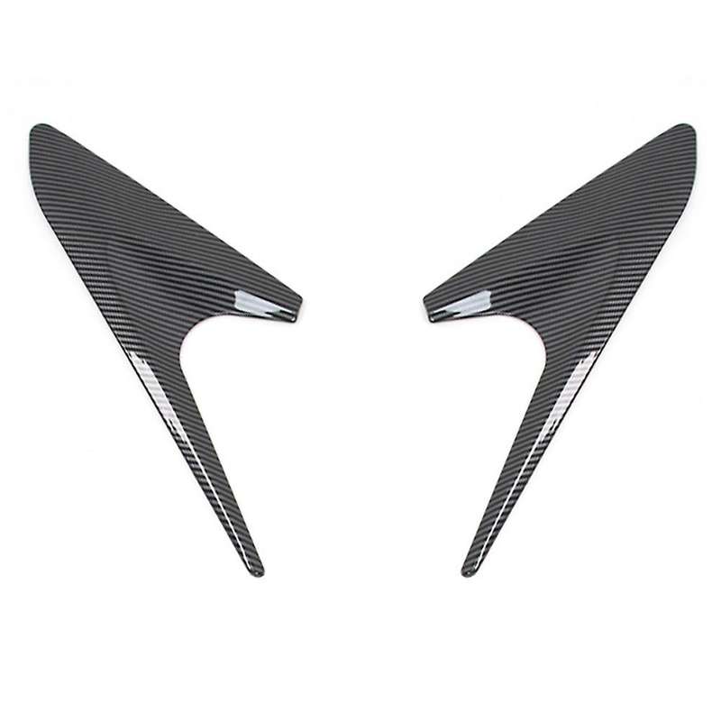 Car Accessories Carbon Fiber C Pillar Rear Window Quarter Cover Trim Garnish for Model 3 2017-2021