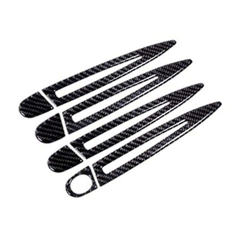 Car Accessories Carbon Fiber Door Handle Stickers Cover Trim for E90 E92 E93 1/2/3/4 Series 3GT X1/X