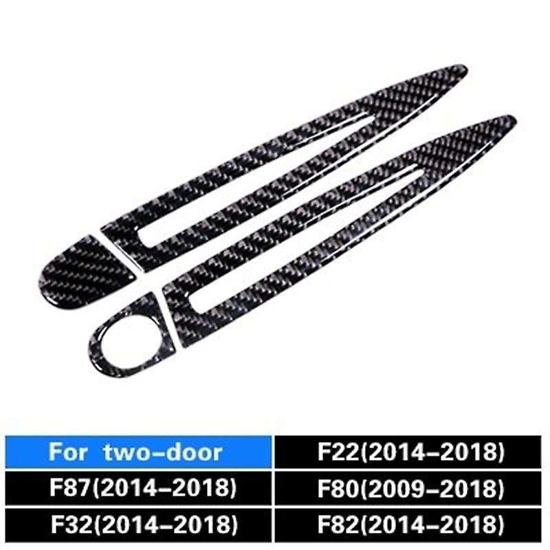 Car Accessories Carbon Fiber Door Handle Stickers Cover Trim for E90 E92 E93 1/2/3/4 Series 3GT X1/X