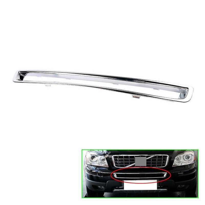 Car Accessories Chrome Exterior Front Plated Bumper Frame Grille for Xc90 2007-2014 30698143
