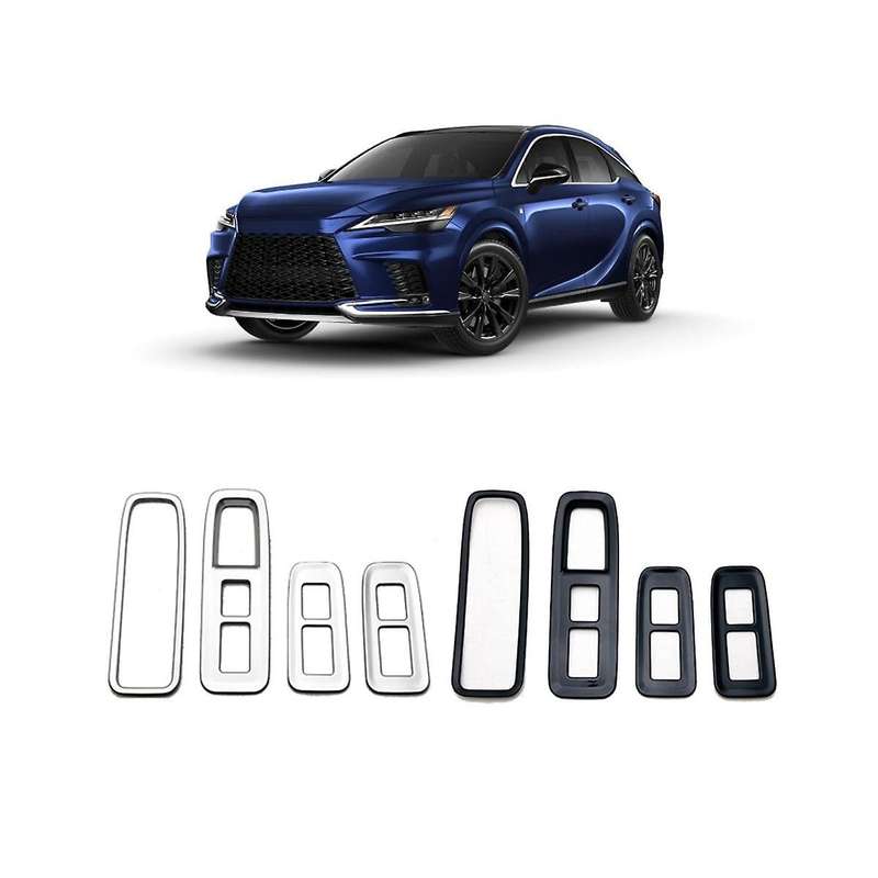 Car Accessories Door Window Glass Lift Control Switch Panel Trim Cover Styling for Rx 2022-2023 Pia
