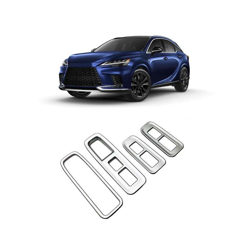 Car Accessories Door Window Glass Lift Control Switch Panel Trim Cover Styling for Rx 2022-2023 Pia
