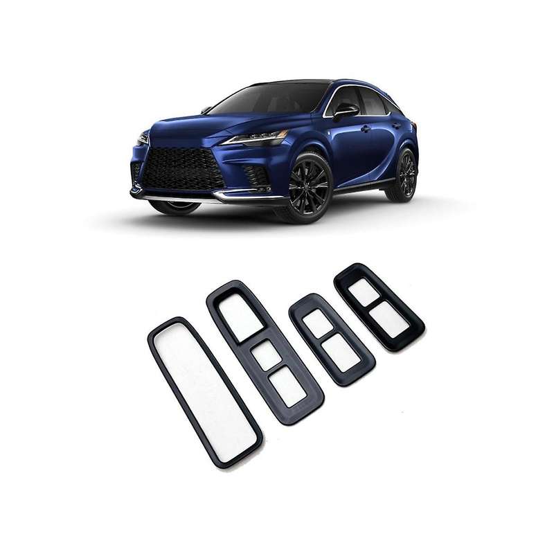 Car Accessories Door Window Glass Lift Control Switch Panel Trim Cover Styling for Rx 2022-2023 Pia