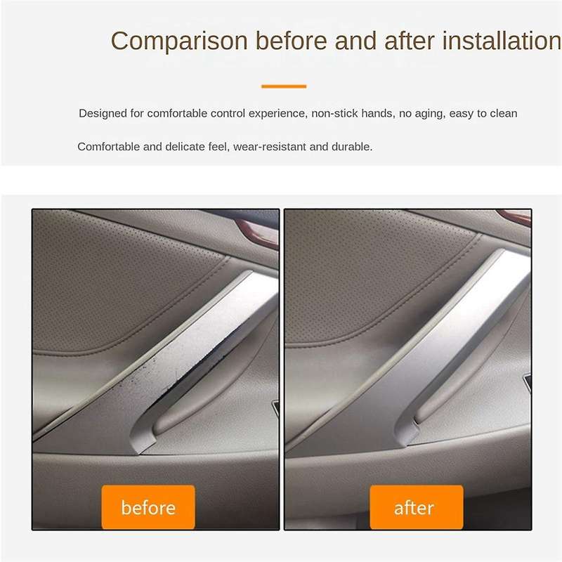 Car Accessories for 2006-2011 Trim Cover Car Handle Inner Door Panel Parts Car Auto Decoration Silv