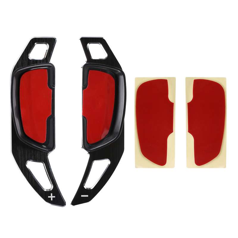 Car Accessories Steering Wheel Shifter Paddle Extension for C W205/ GLC X253 /E W213/ (Black)