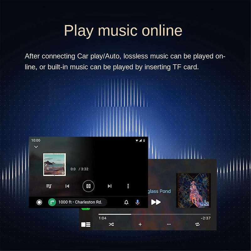 Car Adapter 2 in 1 Wireless CarPlay Android Adapter Wireless Adapter CarPlay Ai TV Box with Wired C