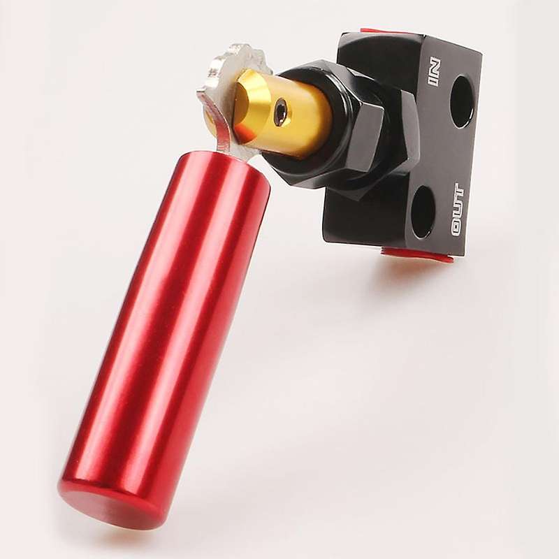 Car Adjustable Prop Lever Proportion Valve Pressure Regulator Red with Black Brake Bias Adjuster Int