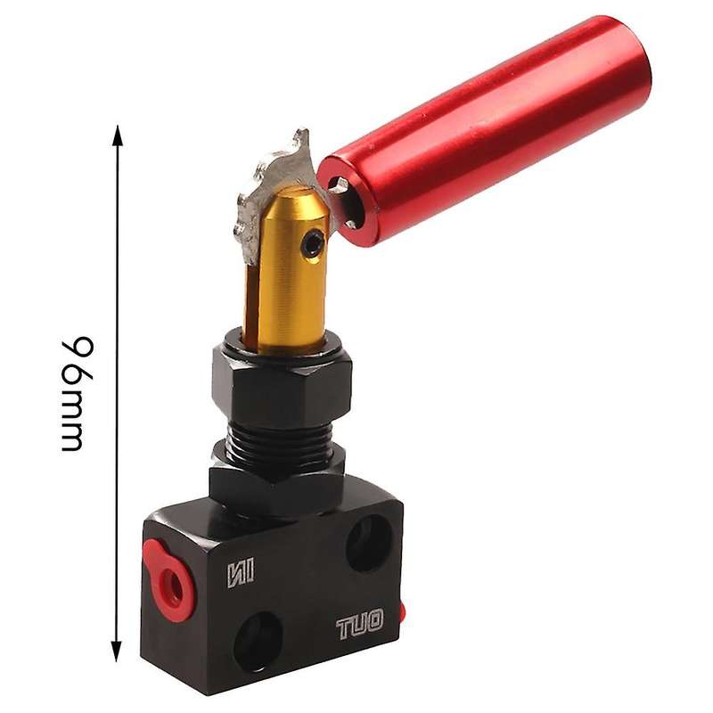Car Adjustable Prop Lever Proportion Valve Pressure Regulator Red with Black Brake Bias Adjuster Int