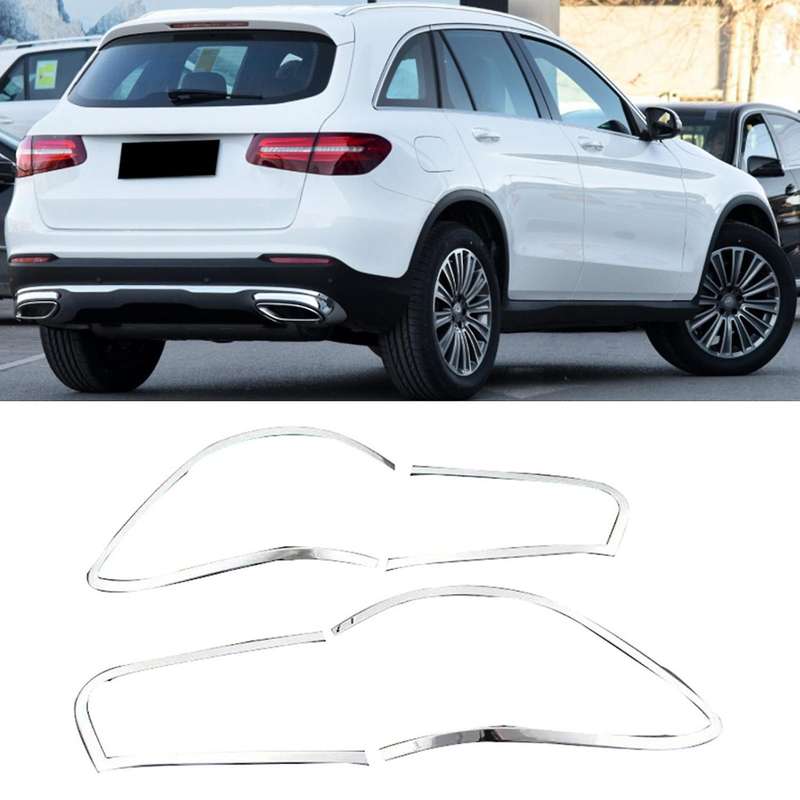 Car After Fog Lamp Frame Modified Head Fog Light Cover Decoration Ring for GLC Class X253 200 260 30