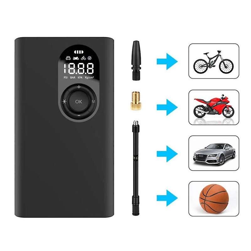 Car Air Compressor 150 PSI Mini Car Tire Inflator Portable Air Pump Rechargeable Inflator for Cars M