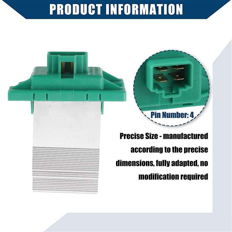 Car Air Conditioner Air Heat Blower Motor Resistor Blower Resistor 972351U000 for 2012-2016
