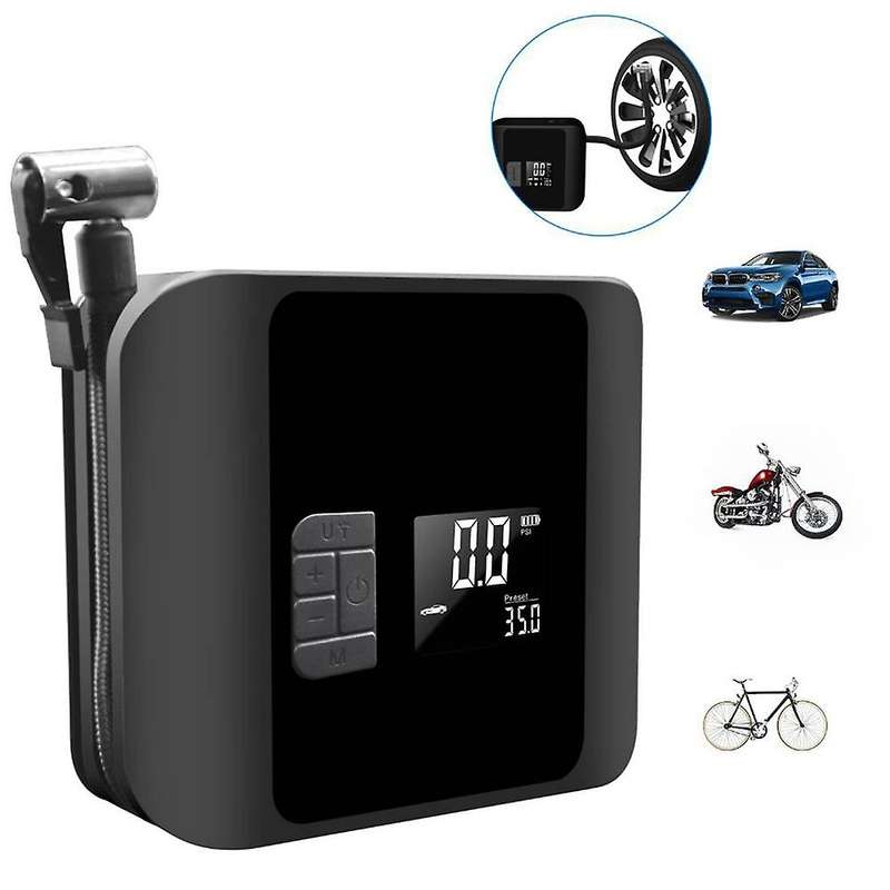 Car Air Compressor Electric Wireless Inflatable Tire Inflator Air Pump Rechargeable for Car Motorcyc
