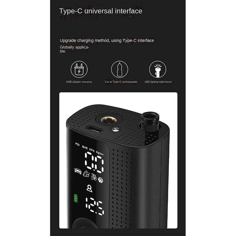 Car Air Compressor Electric Portable Wireless Inflatable Tire Inflator Air Pump Rechargeable for Car