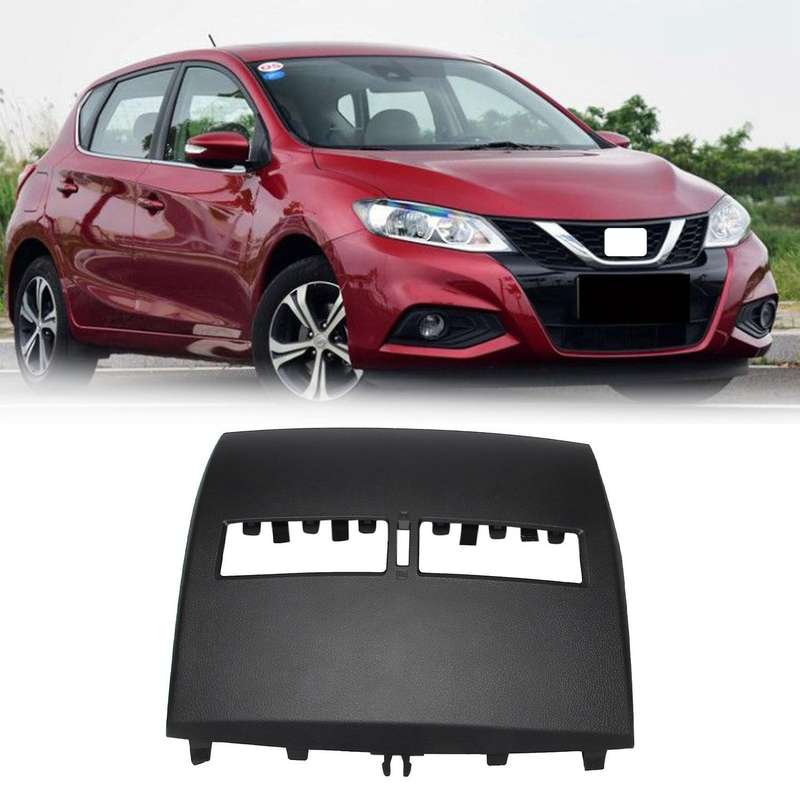 Car Air Conditioner Outlet Finisher-Instrument Panel Air Conditioning Vents Cover Shell for Tiida 2
