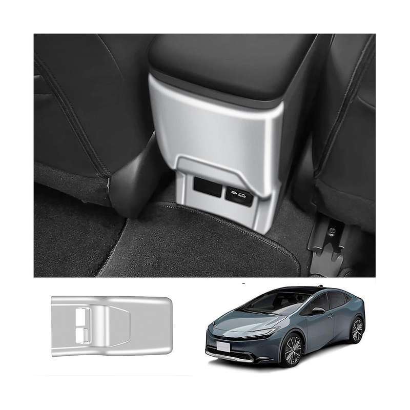 Car Air Conditioner Rear Air Outlet Vent Panel Cover Kick Plate for Prius 60 Series 2022-2023