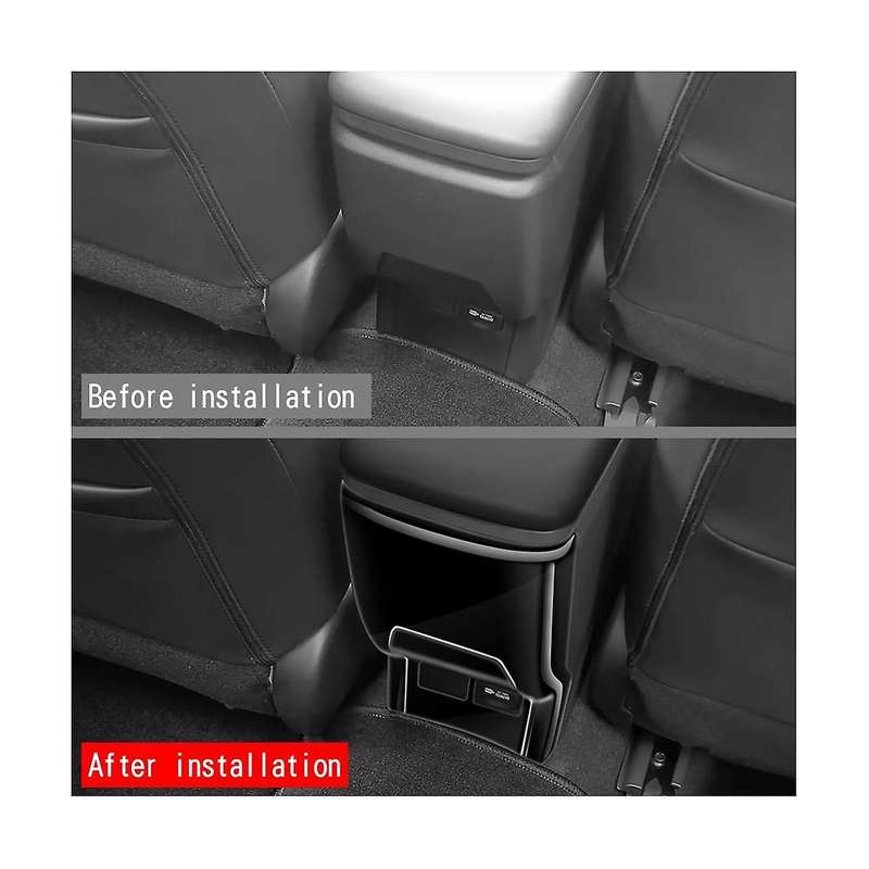 Car Air Conditioner Rear Air Outlet Vent Panel Cover Kick Plate for Prius 60 Series 2022-2023