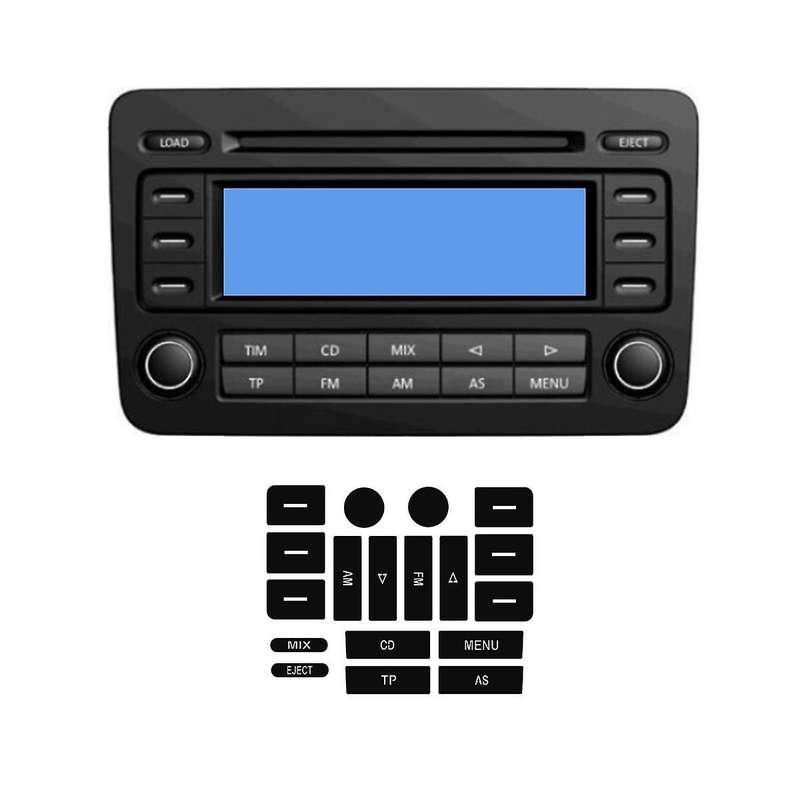 Car Air Conditioning Climate Temperature Radio Repair Kit Stickers Decals for Golf Mk5 for Fix Worn