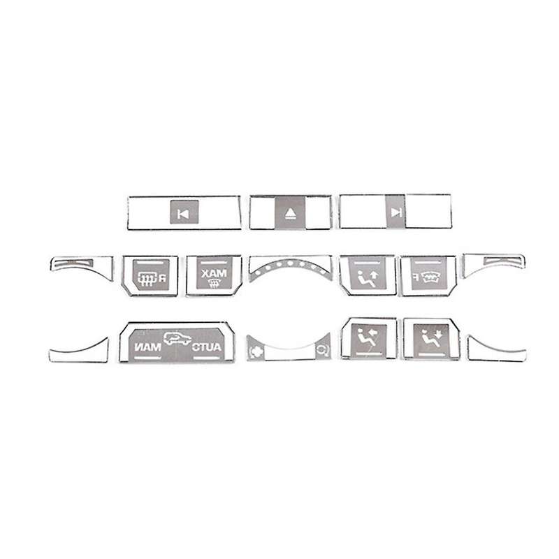 Car Air Conditioning Button Stickers for Evoque 2012-2018