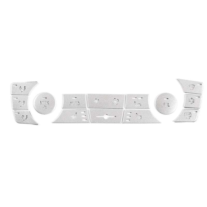 Car Air Conditioning Button Stickers Accessories for 3 Series E90 11-12 X3 F25 11-13 X1 E84 10-14