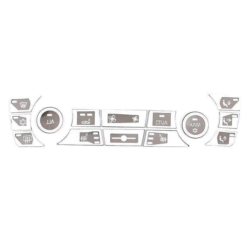 Car Air Conditioning Button Stickers Accessories for 3 Series E90 11-12 X3 F25 11-13 X1 E84 10-14
