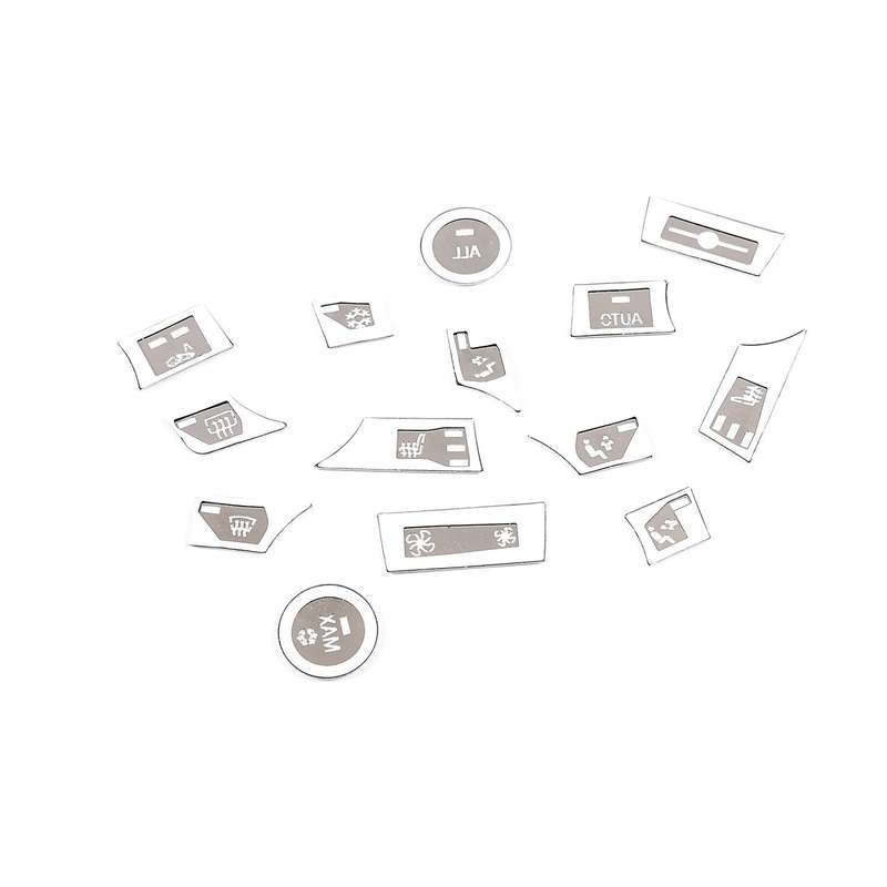 Car Air Conditioning Button Stickers Accessories for 3 Series E90 11-12 X3 F25 11-13 X1 E84 10-14
