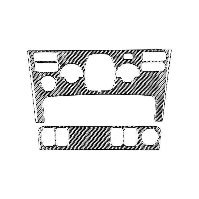 Car Air Conditioning Button Ac Panel Cover Trim Decorative Sticker Carbon Fiber for Xc90 2003-2014