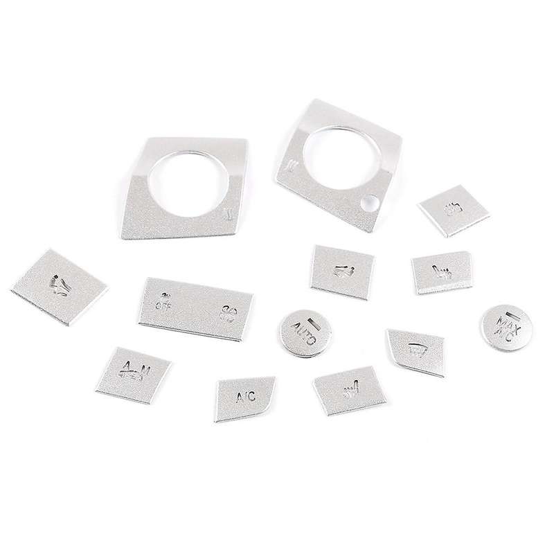 Car Air Conditioning Button Cover Stickers for 3 4 Series GT F30 F32 F33 F36 2013-2019(B)
