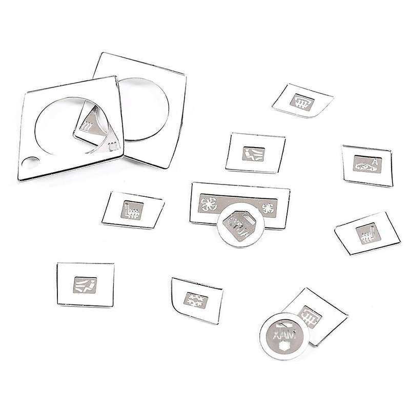 Car Air Conditioning Button Cover Stickers for 3 4 Series GT F30 F32 F33 F36 2013-2019(B)