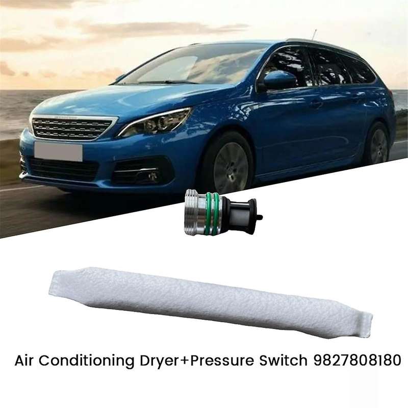 Car Air Conditioning Dryer+Pressure Switch 9827808180 for 208 2008 C3 C4 DS3 Opel CROSSLAND X/CROSSL